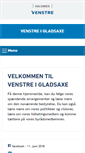 Mobile Screenshot of gladsaxe.venstre.dk
