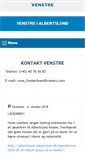 Mobile Screenshot of albertslund.venstre.dk