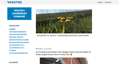 Desktop Screenshot of jammerbugt.venstre.dk