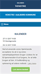 Mobile Screenshot of aalborg.venstre.dk