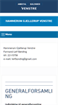 Mobile Screenshot of hammerumgjellerup.venstre.dk