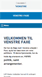 Mobile Screenshot of faxe.venstre.dk
