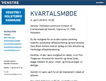 Tablet Screenshot of holstebro.venstre.dk