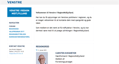 Desktop Screenshot of midtjylland.venstre.dk