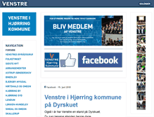 Tablet Screenshot of hjoerring.venstre.dk